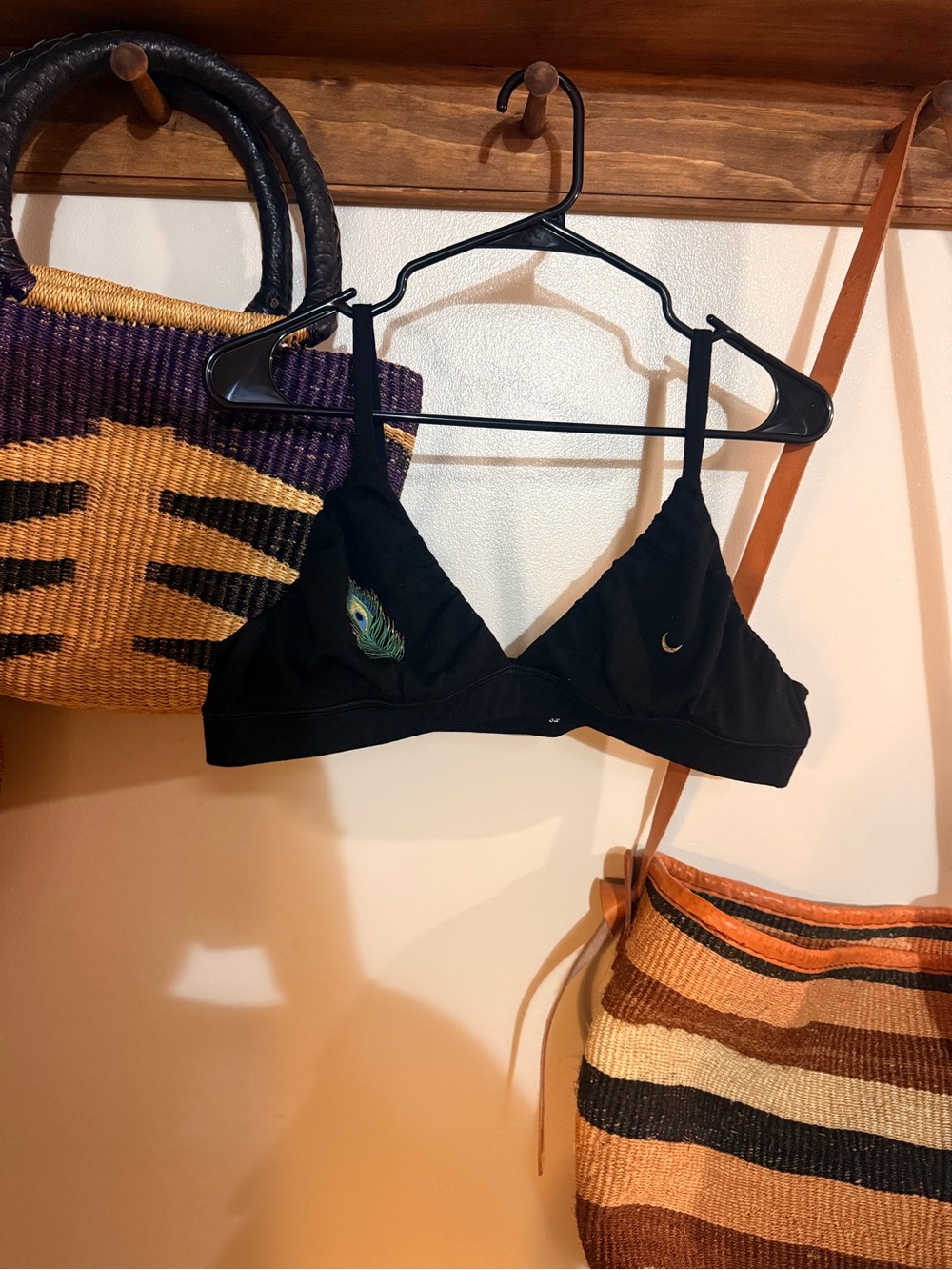 Coven Black Sacred Seeing Triangle Bralette Purusha People